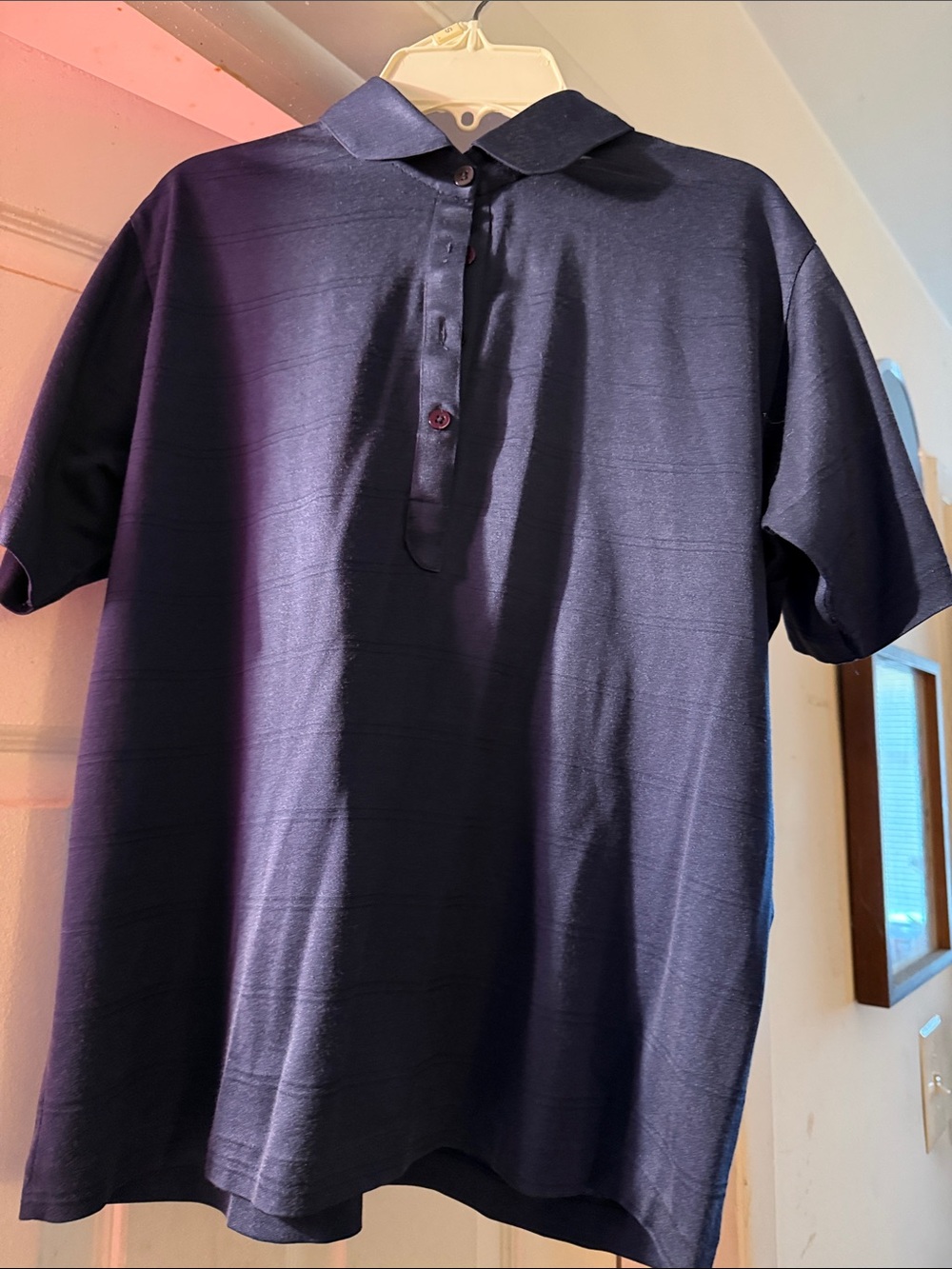 Men's Navy Short-Sleeve Polo Shirt